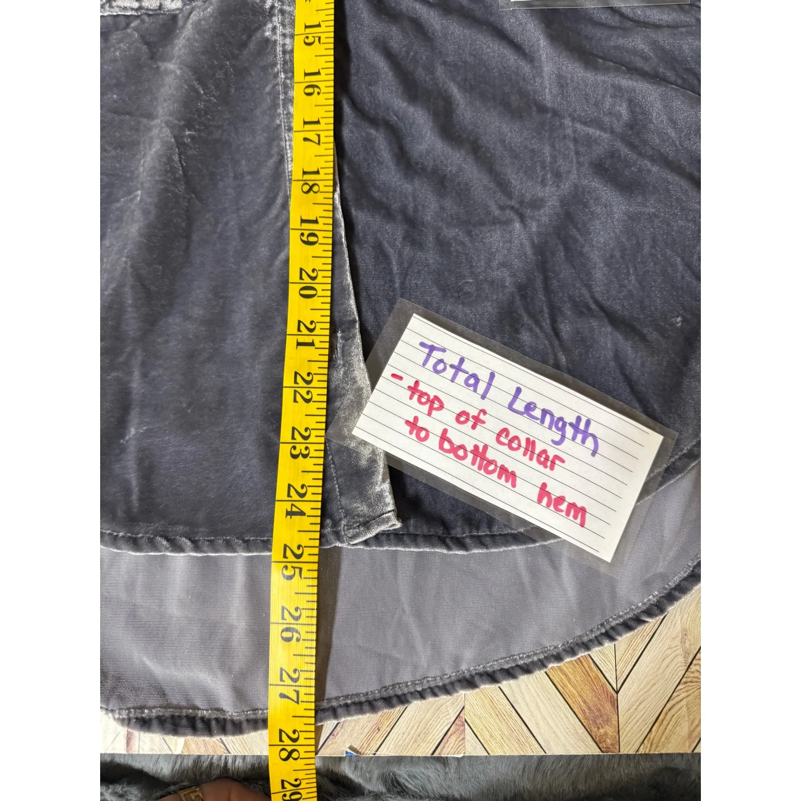 Pilcro Velvet Button Down Shirt XS Gray Long Sleeve Holiday Party Casual Soft - Image 8