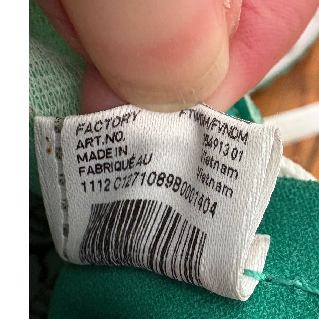 Puma Green Suede Nylon Lace Up Athletic Sneakers Shoes Women 7 - Image 9