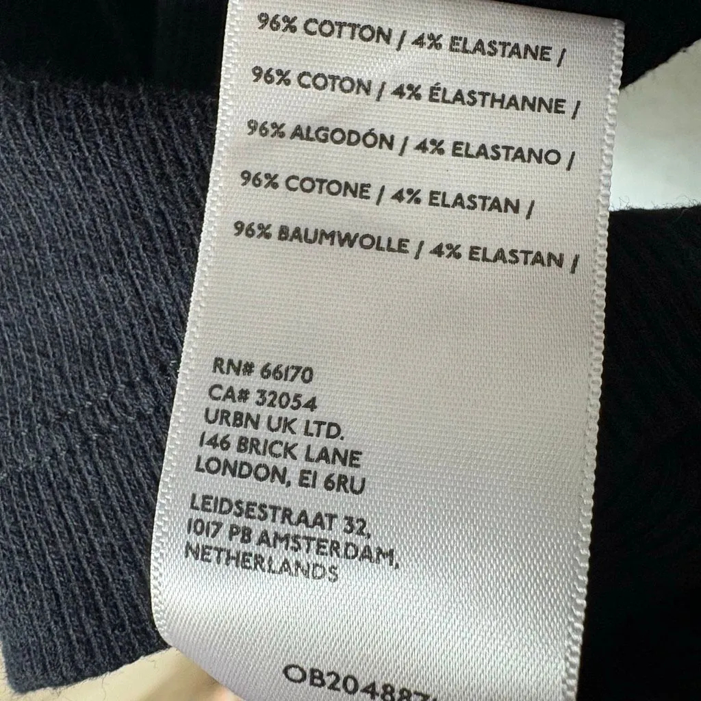 Maeve Doria Ruffle Black Cami Top Ribbed Size S Cropped Sleeveless Retro - Image 7