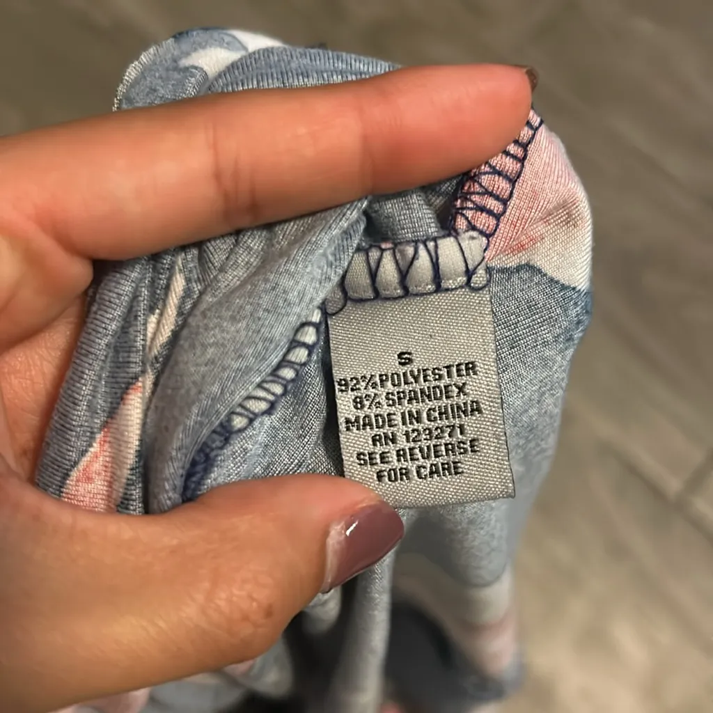 J for Justify Black and Pink Floral Bodycon Midi Dress size S - Image 8