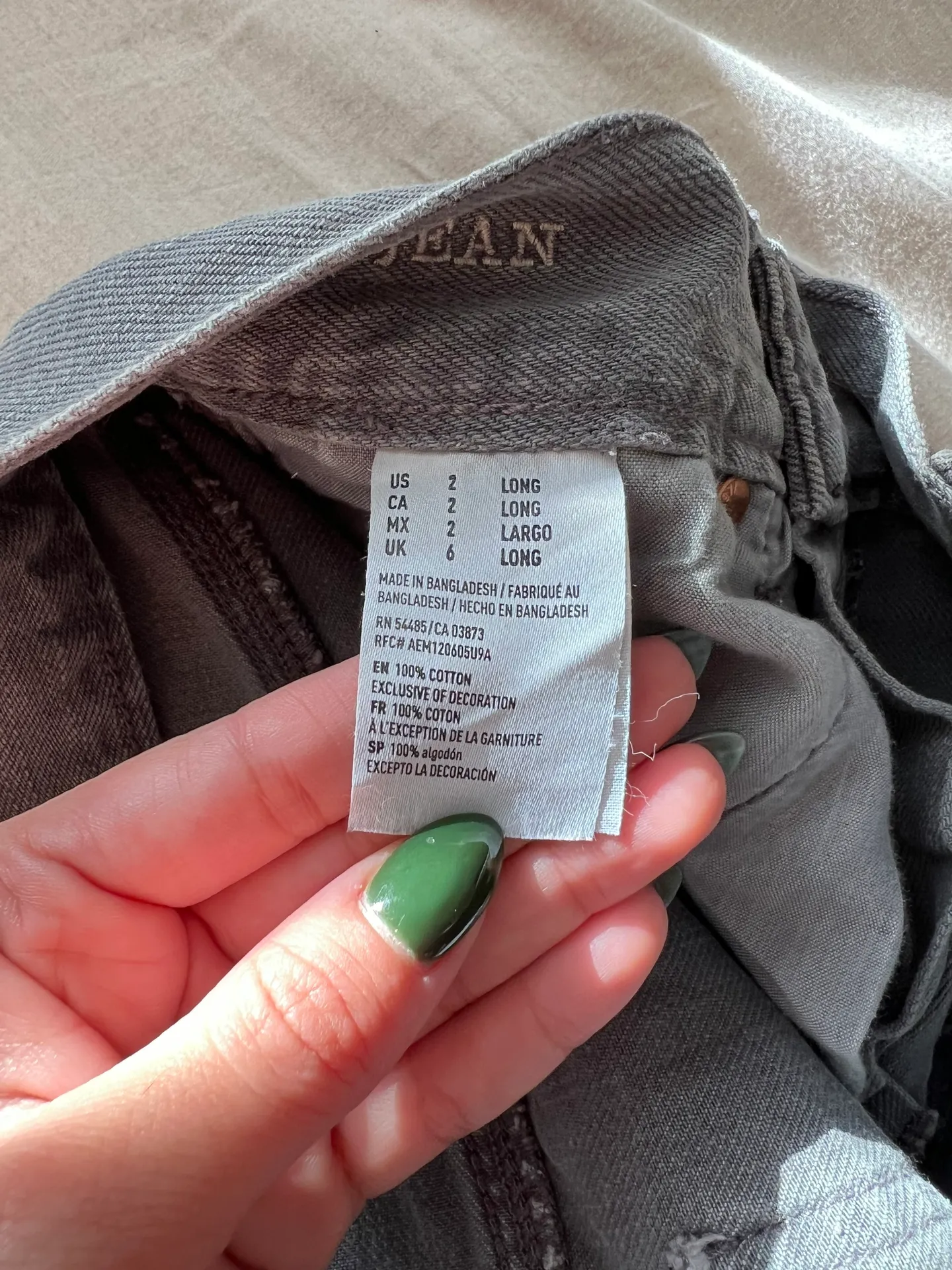 Outfitters Gray Jeans - Image 4