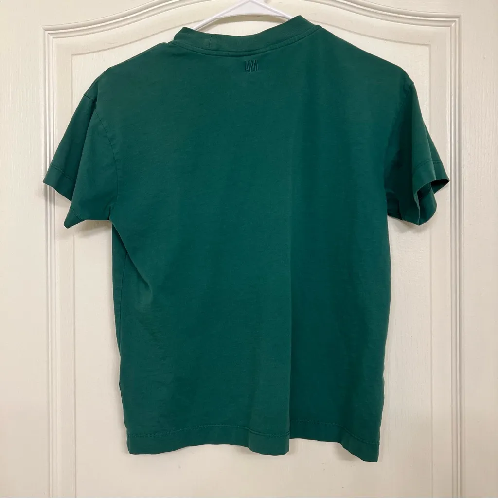 Ami Paris Dark Green Women T - Image 2