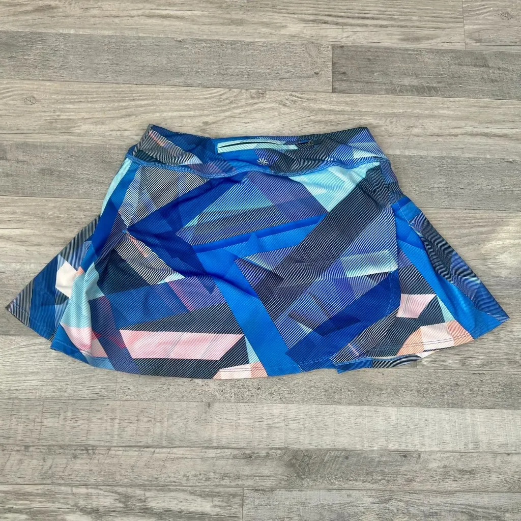Athleta  Blue Pink Pattern Athletic Skort H38 - Image 6