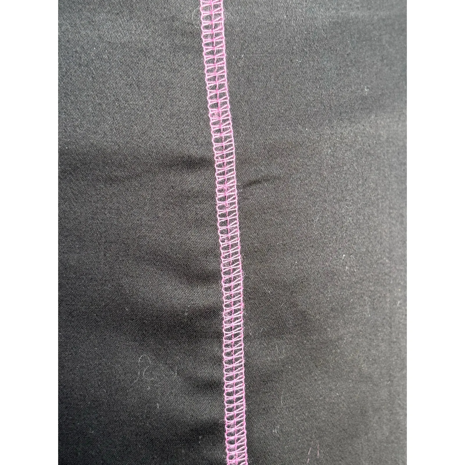 Vintage Y2K Heart Moon Star Black Mini Skirt Pink Contrast Stitching Size 2 - Image 8