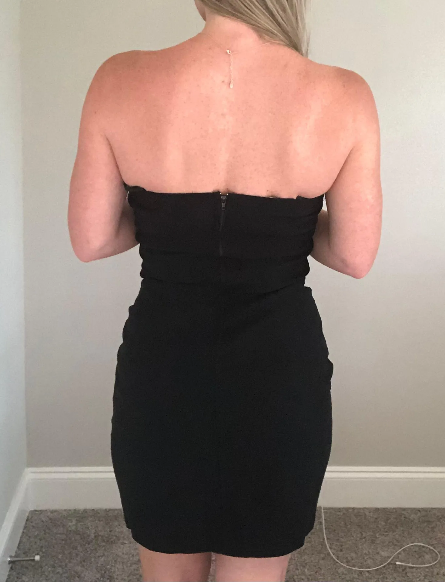 Little Black Bodycon Dress - Image 4
