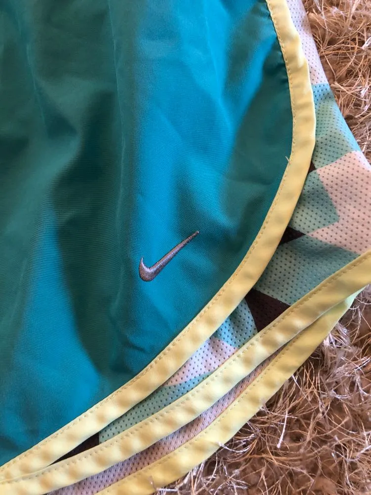 Nike Blue Patterned Running Shorts - Image 2