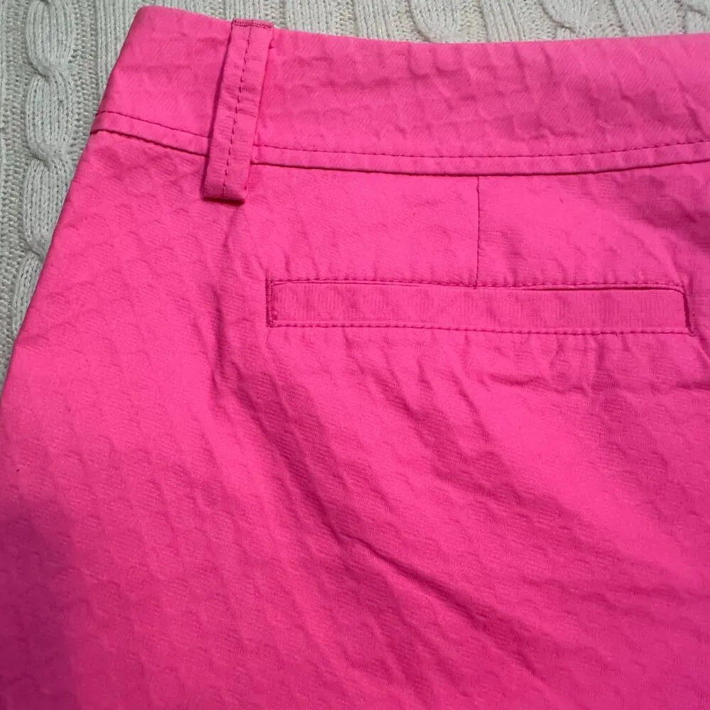 NEW Lilly Pulitzer Callahan Shorts sz 14 Bright Pink Shorts - Image 4