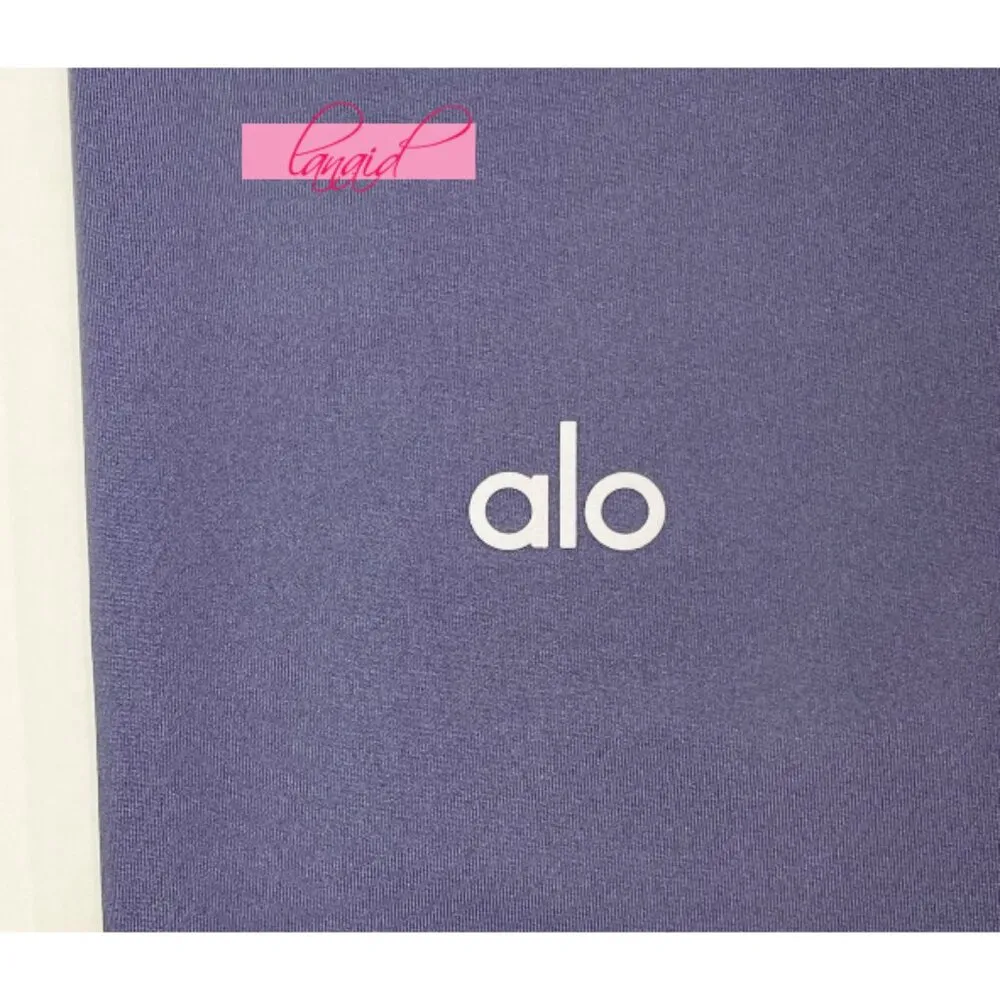 Alo 7/8 High-Waist Airlift Leggings Infinity Blue Hi-Rise Waisted Tights Skinny - Image 7