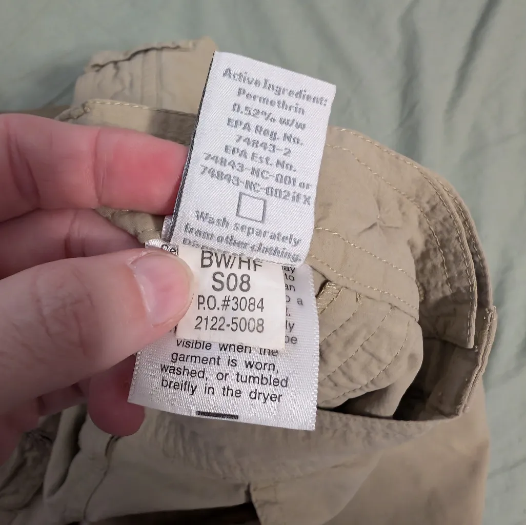 Exofficio Insect Shield Convertible Hiking Pants W10 Khaki Tan Size 10 - Image 5