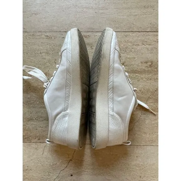 Vionic White Leather Low-Top sunny Sneakers Lace-Up‎ Tennis Shoes 8.5 women - Image 6