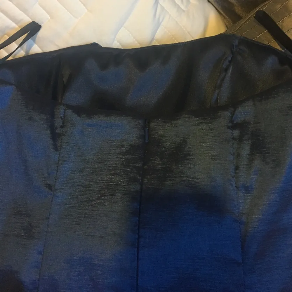 Jessica McClintock pencil mini dress blue flower - Image 5