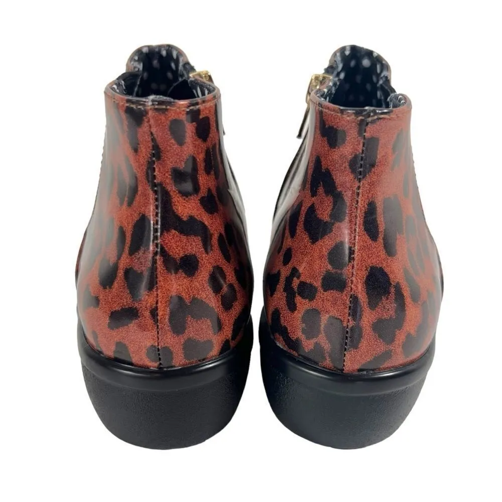 Alegria Leopard Climatease Ankle Rain Boot - Image 8
