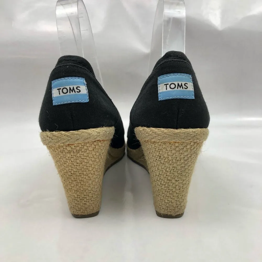 TOMS Canvas Espadrille wedge shoes - Image 7