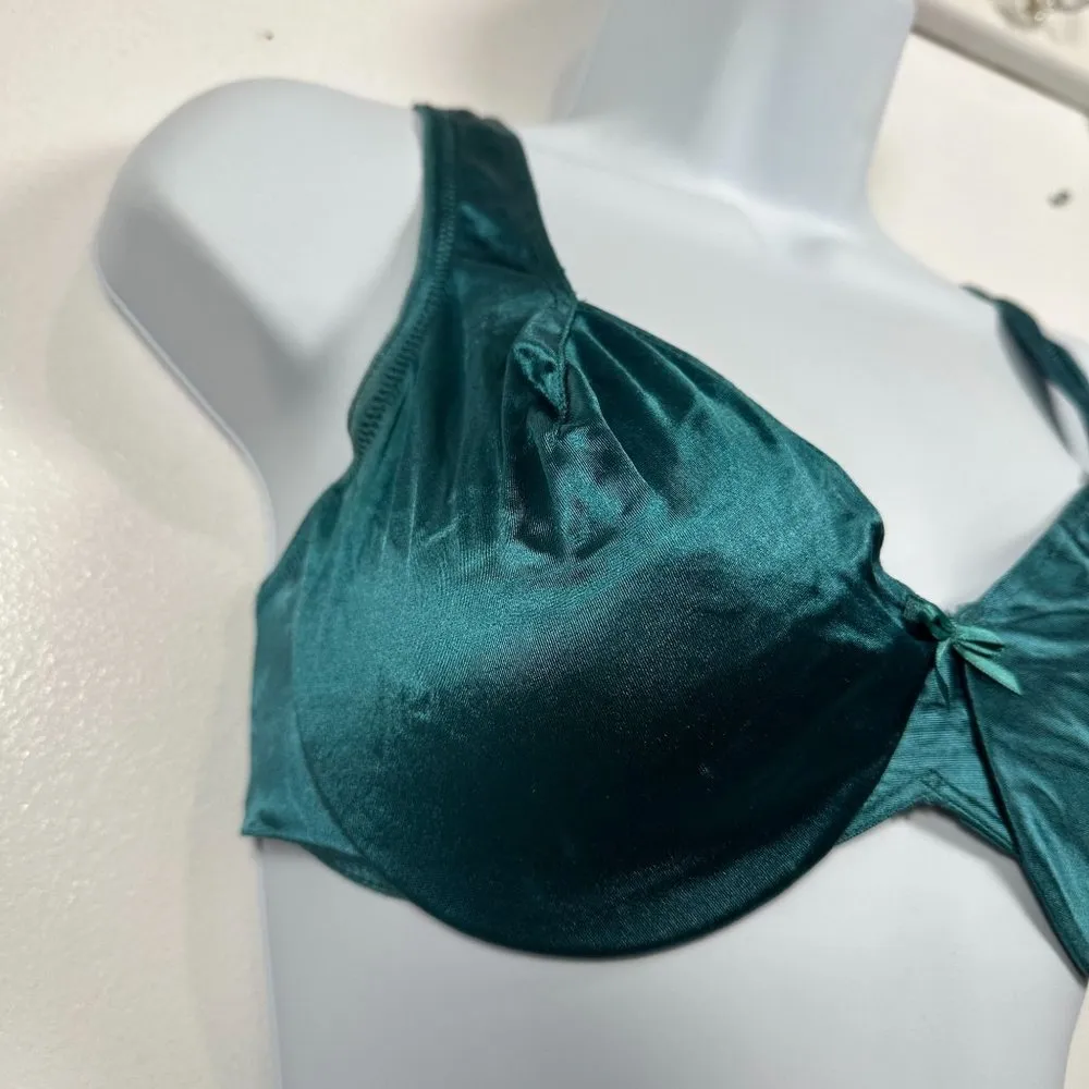 Vintage Maidenform 34D Bra Satin Seduction Stretch Adjustable Straps Nylon Blend - Image 5