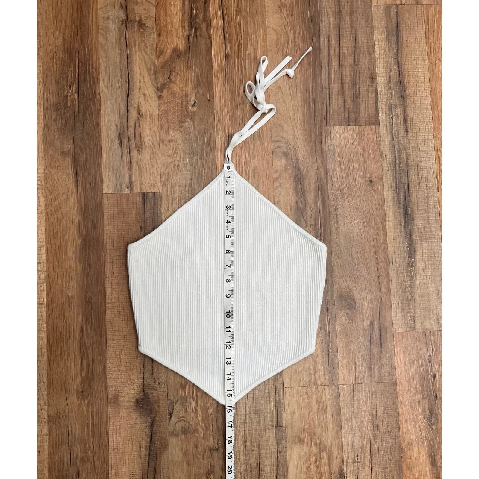 House of‎ Harlow 1960 Halter Knit Handkerchief Hem Top White XS Revolve Size 0 - Image 6