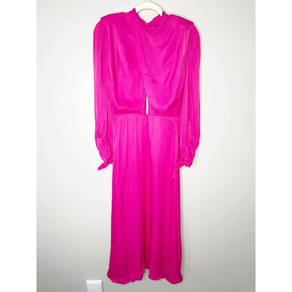 Anthropologie Farm Rio Womens Maxi Dress Shoulder Pad Long - Image 6