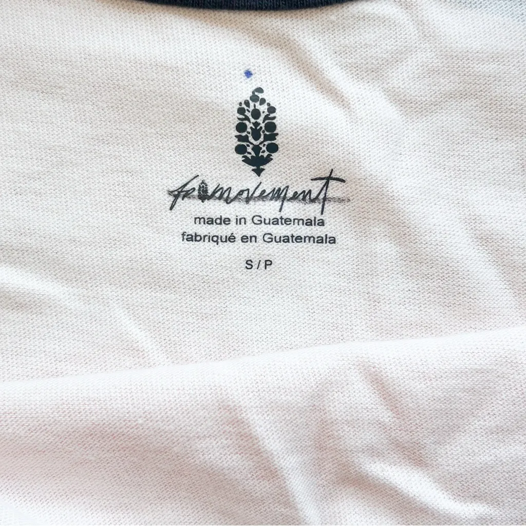 Free People FP Movement Back to Basics Printed Tank Small Colorblock Purple Pink - Image 6