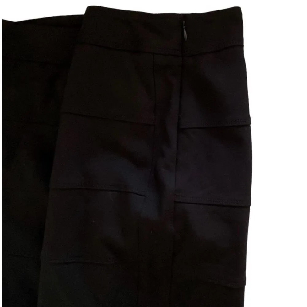 Sexy WHITE HOUSE BLACK MARKET WHBM Black Tiered Lined Mini Skirt ~ Women's 12 - Image 2