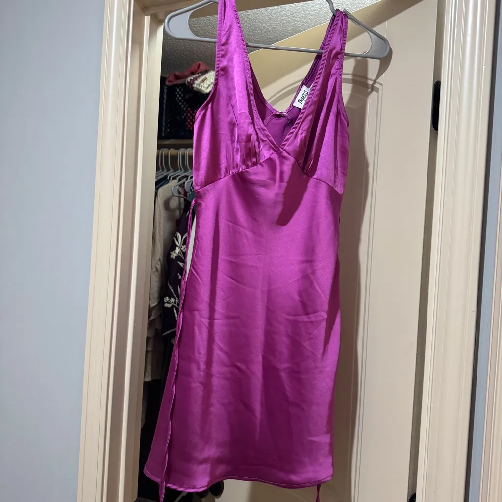 Princess Polly Radiant Magenta Dress - Image 2