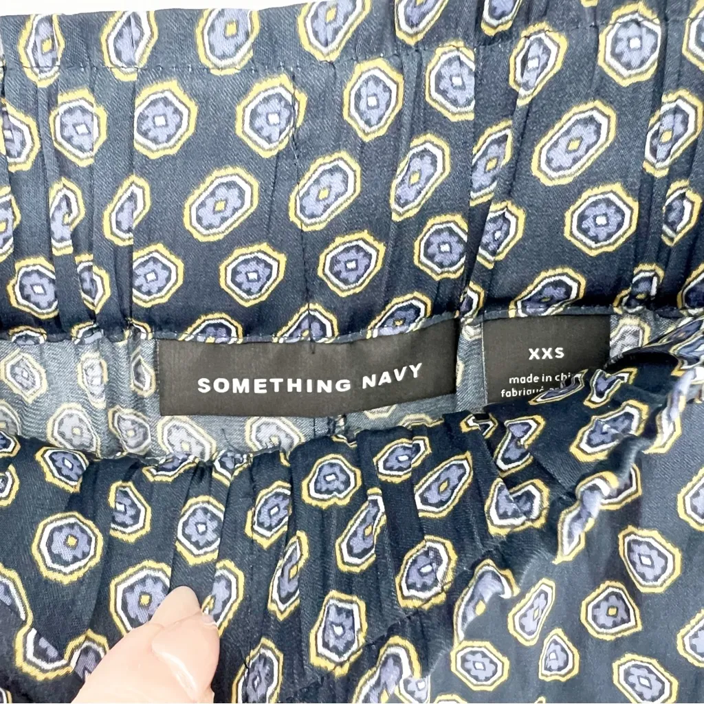 Something Navy Button Down Top‎ & Shorts Set XXL Blue - Image 10