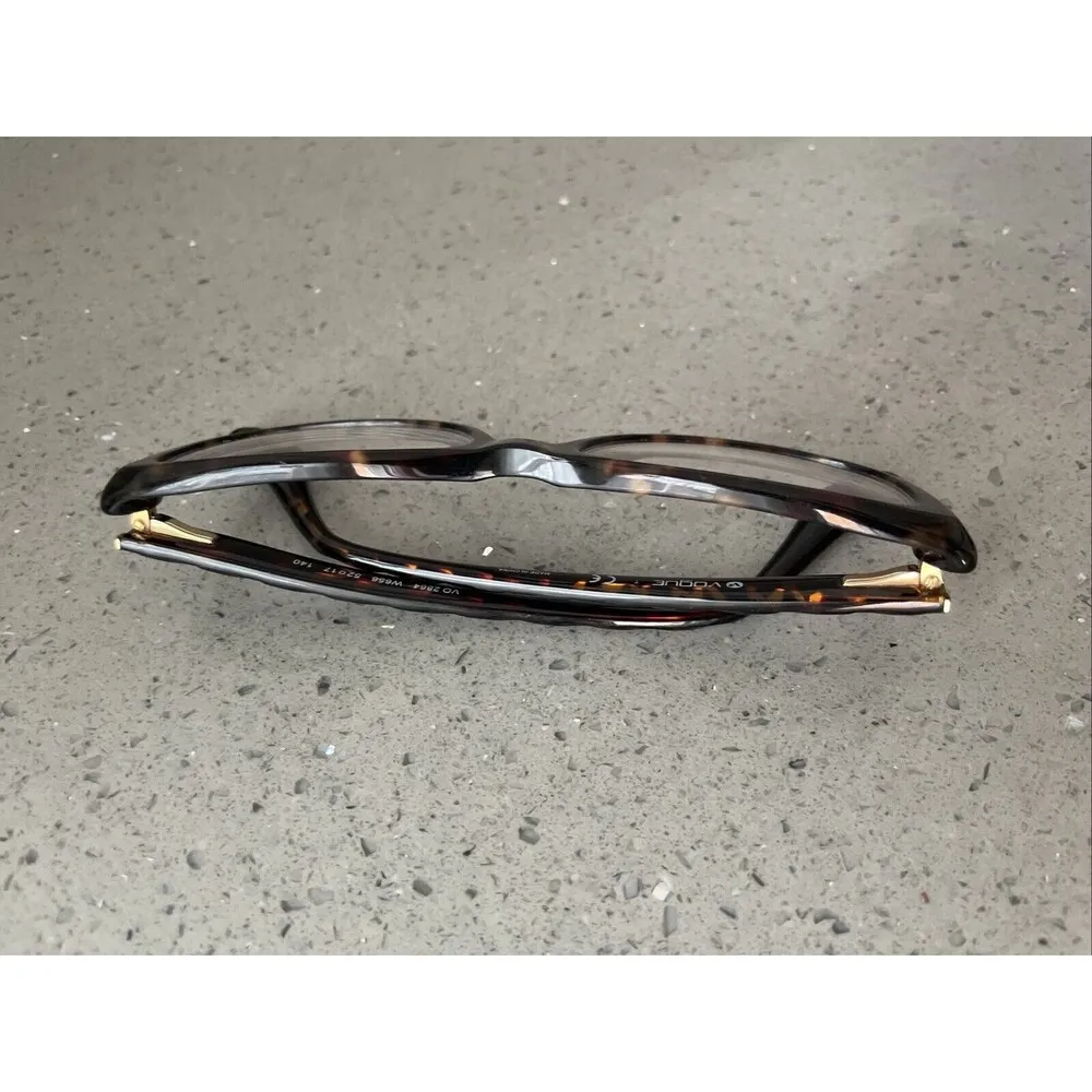 Vogue Eyeglass Frames ONLY VO 2864 W656 Tortoise Rectangular Full Rim 52 - Image 2