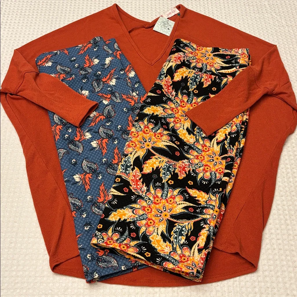 NEW! Jess Lea MEDIUM Rust V - Image 14