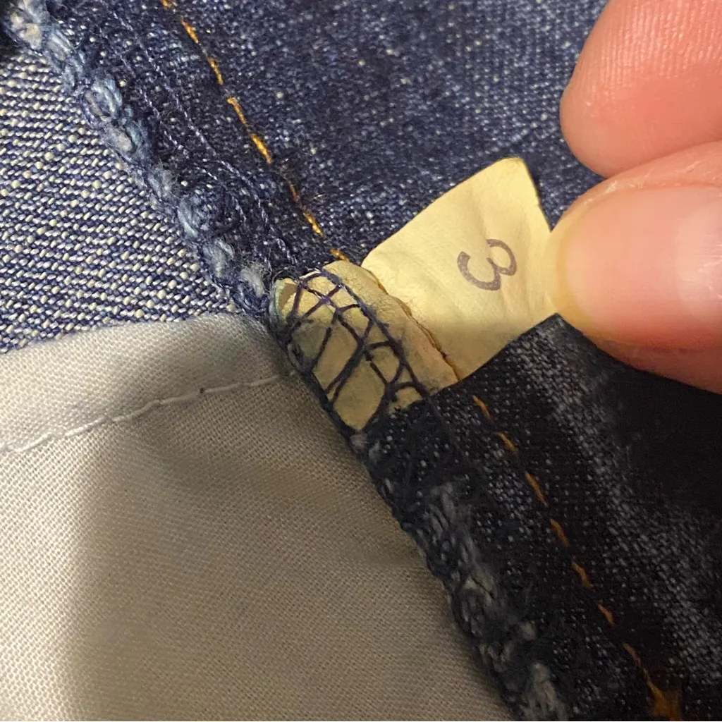 Pepe London Size 3 Crop Jeans Made In Jordan Retail $109.00 Sku A7 - Image 4