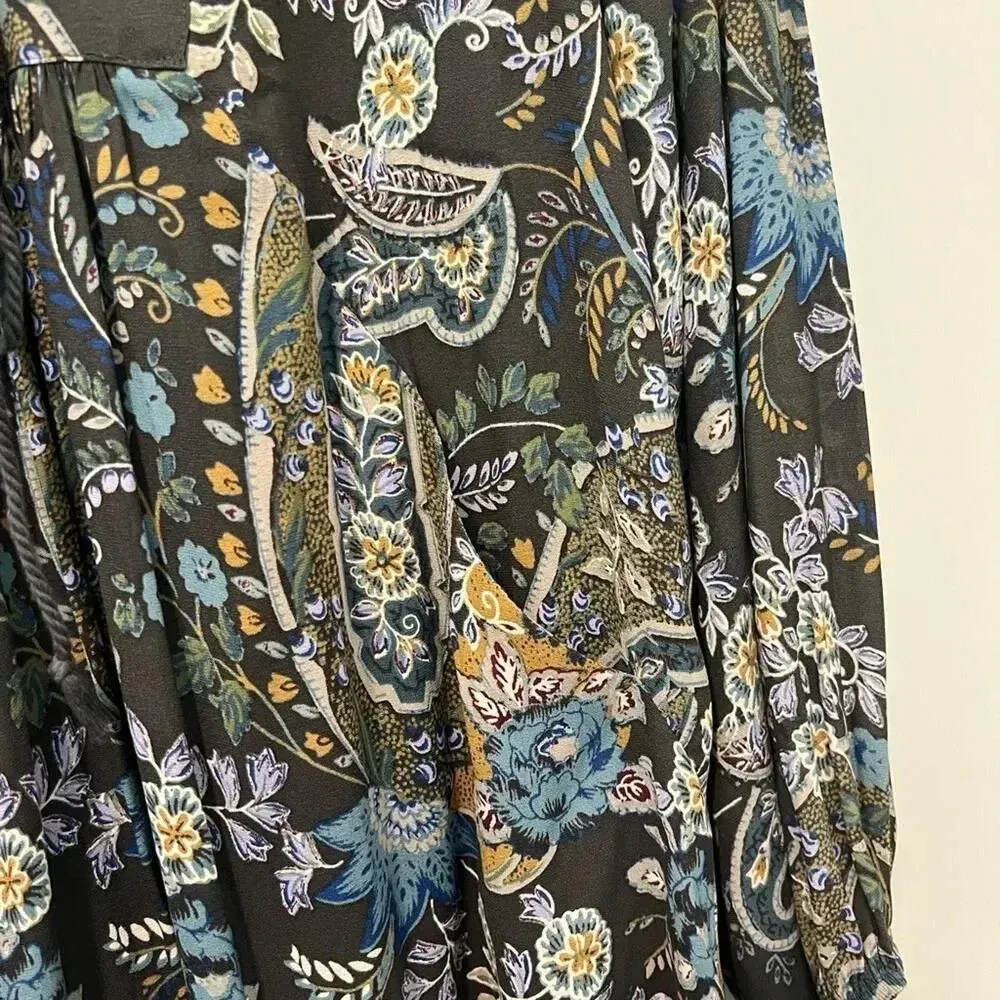 FREE PEOPLE Rain or Shine Paisley Tunic size‎ Small - Image 5