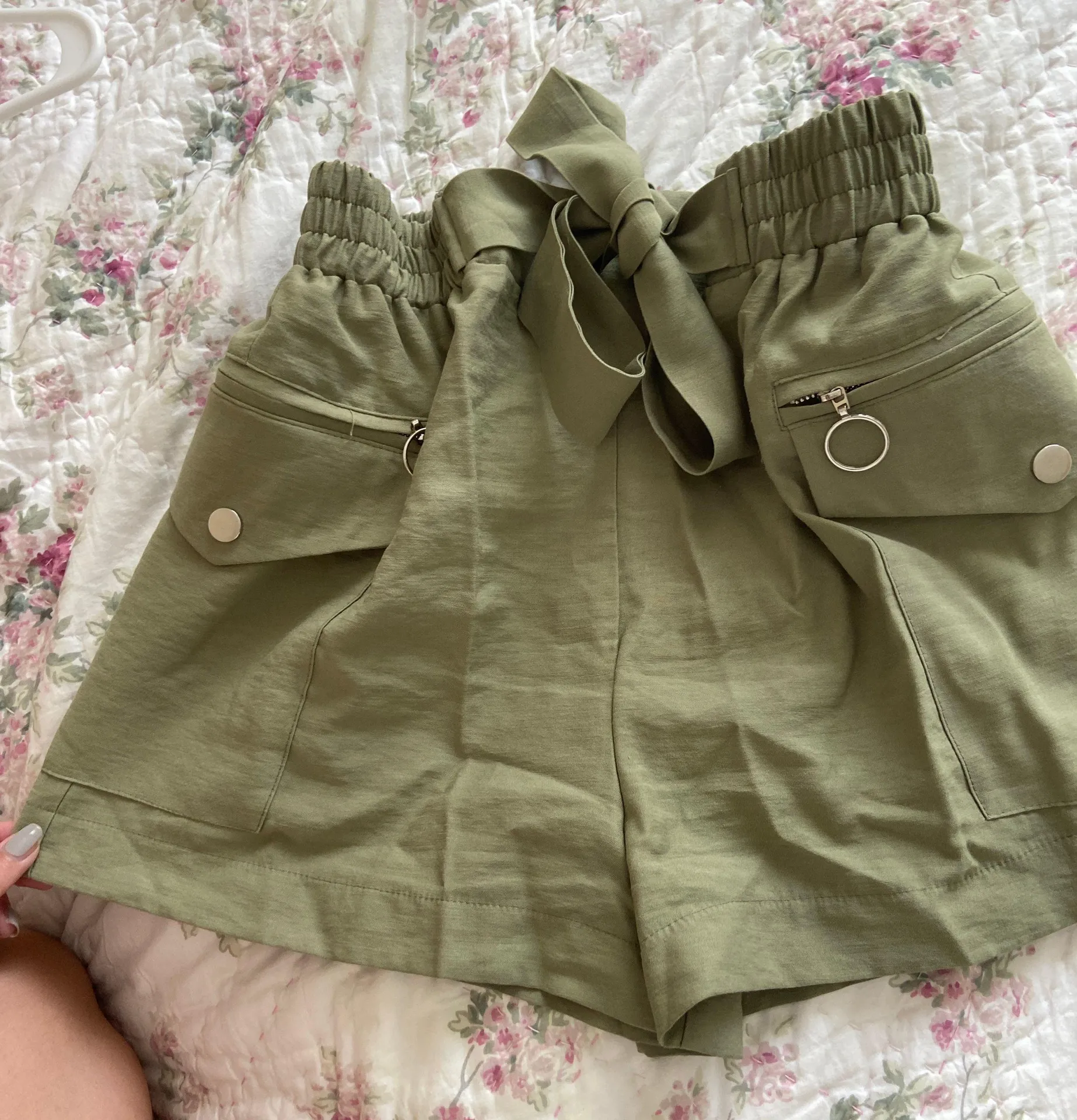 Army Green Shorts - Image 2