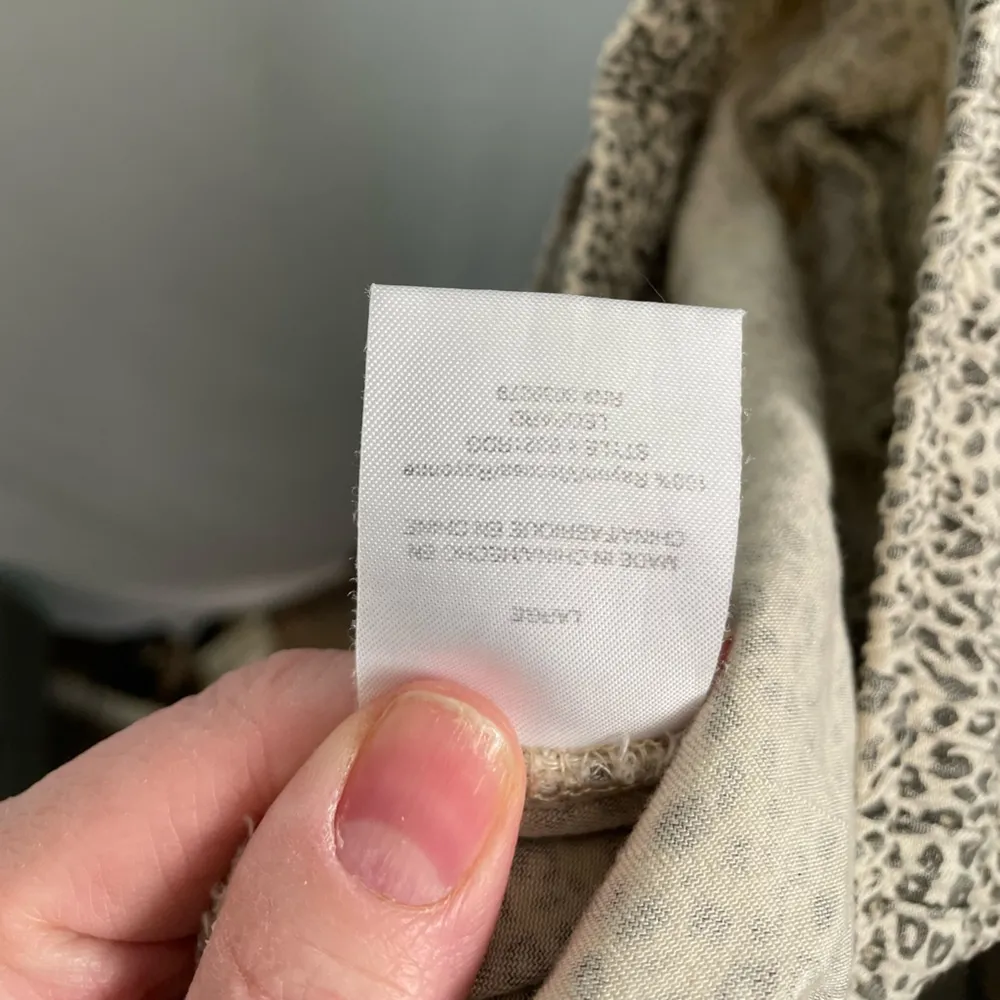 Thread & supply leopard print joggers‎ size large Black - Image 6