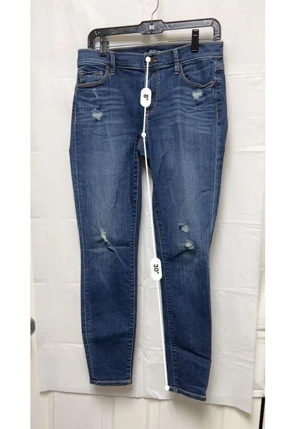 Ann Taylor Loft Jeans Women's Size 26/2 Modern Skinny Stretch 28x30‎ BRG-C - Image 4