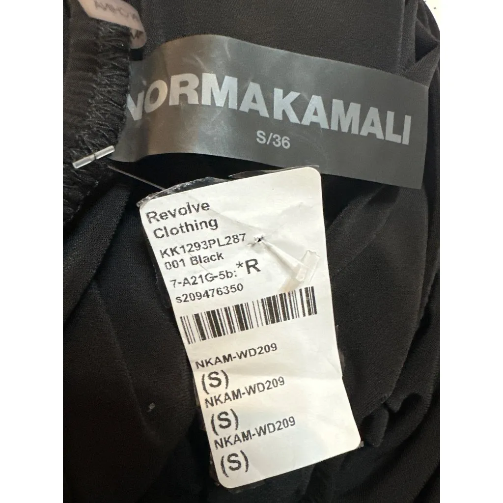 Norma Kamali Diana Gown in Black Small New Womens Midi Jersey Dress - Image 9