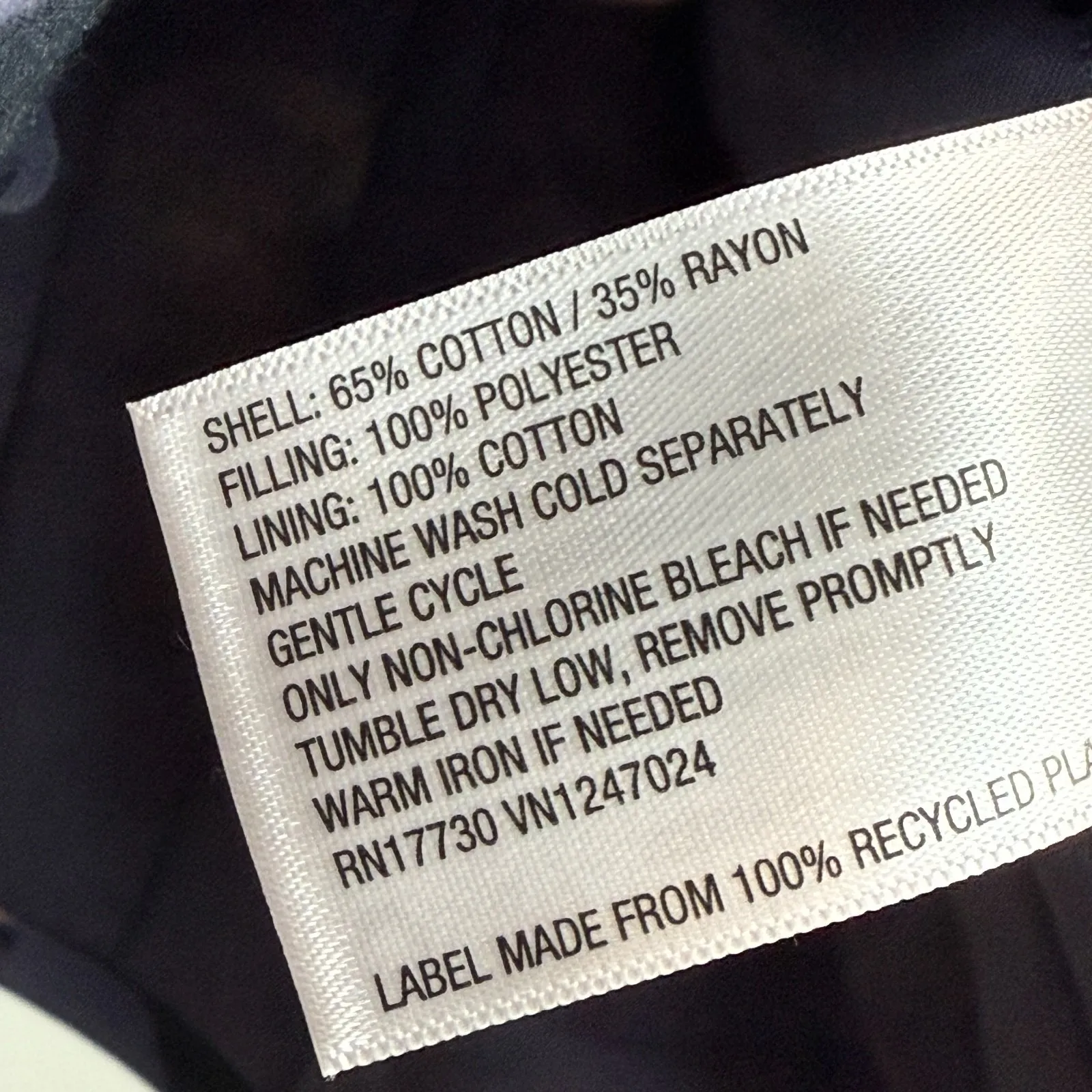 Universal Thread Quilted Jacket Women XS Blue Multi Geometric Patchwork Boho NWT - Image 7