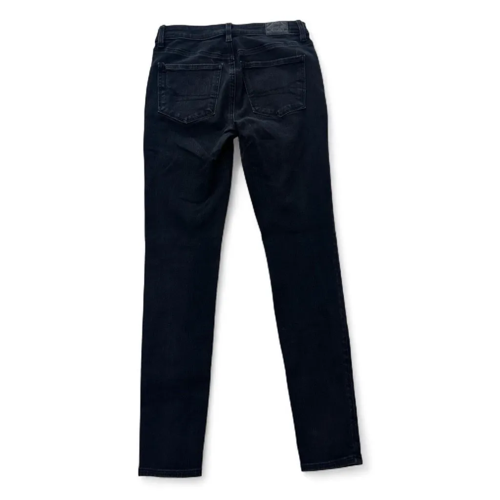 American Eagle Jeans Womens 2 Regular Black Dream Stretch High Rise Denim - Image 2