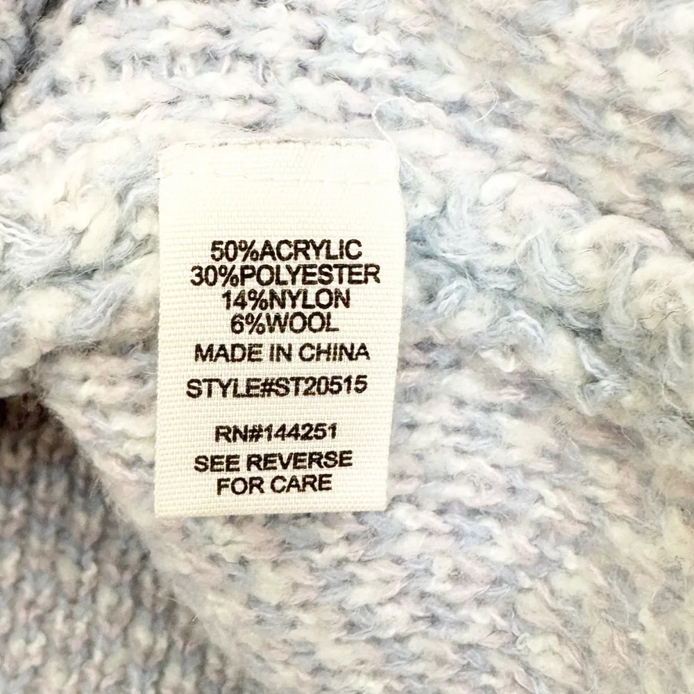 Wool Blend Sweater Pastel Blue - Image 5
