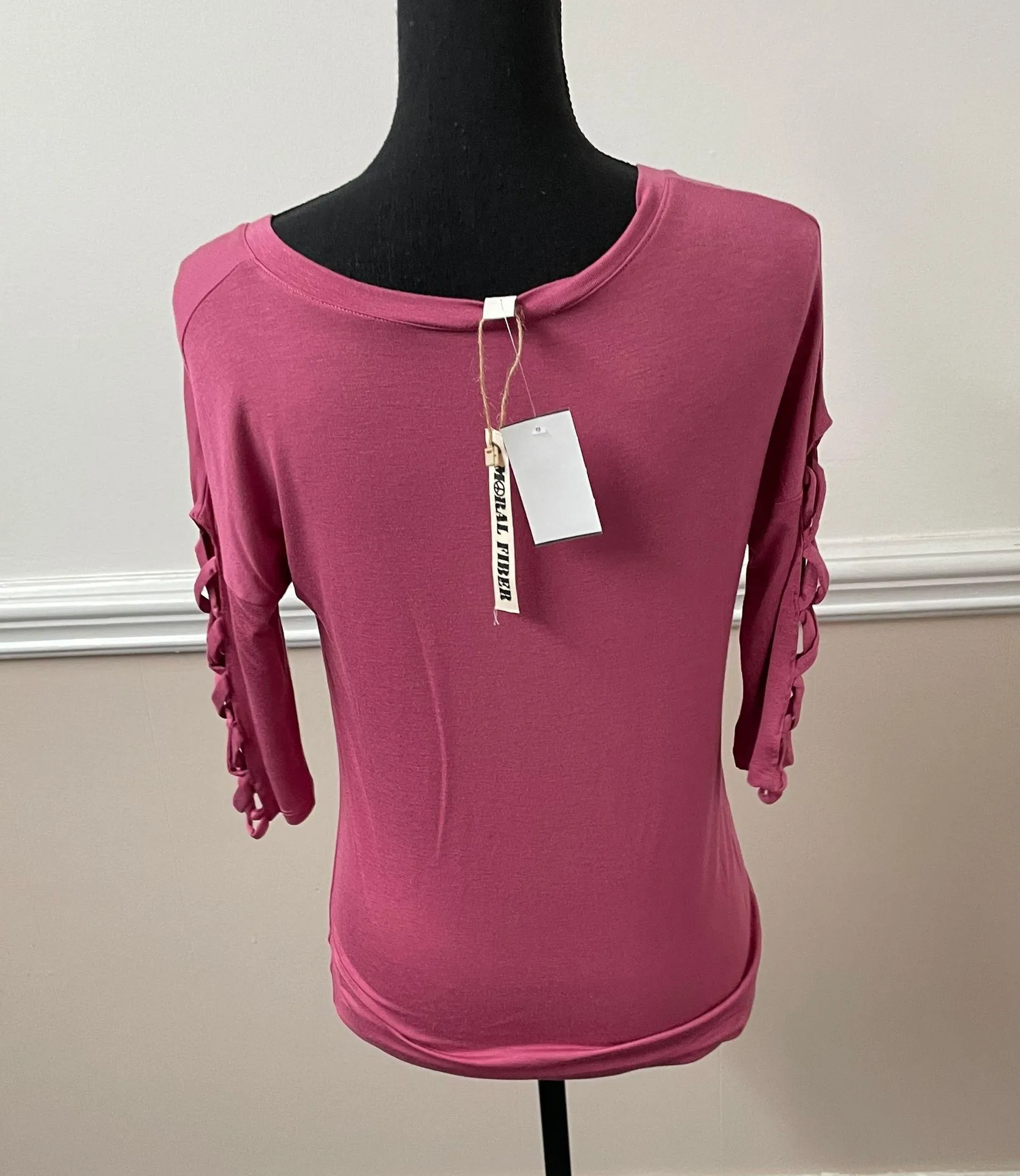 Moral Fiber NWT  Midnight Rouge Blouse - Image 2