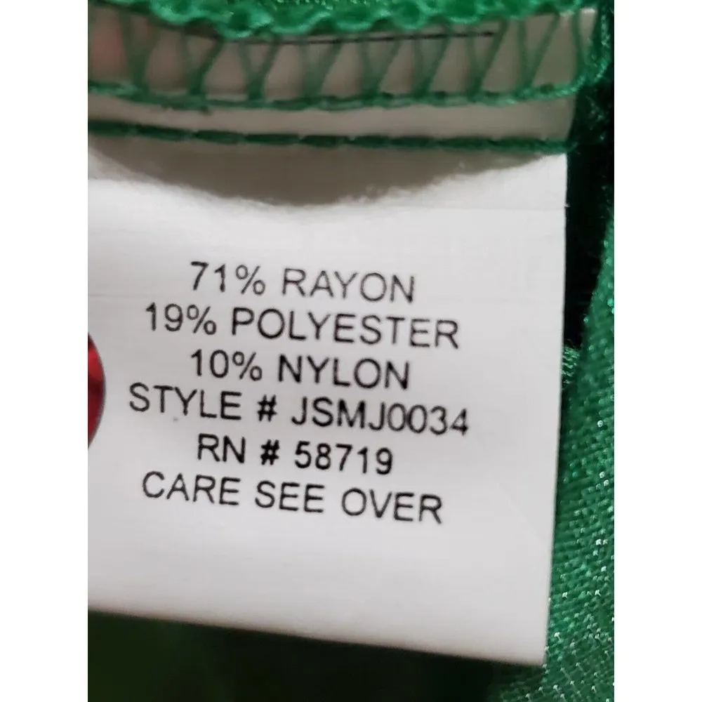 Choices Women's Green Rayon Open Front Long Sleeve Blazer Jacket Size Large - Image 10