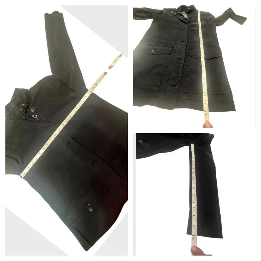 Lucky Brand Womans Black Utility Jacket Sz S NWT - Image 7