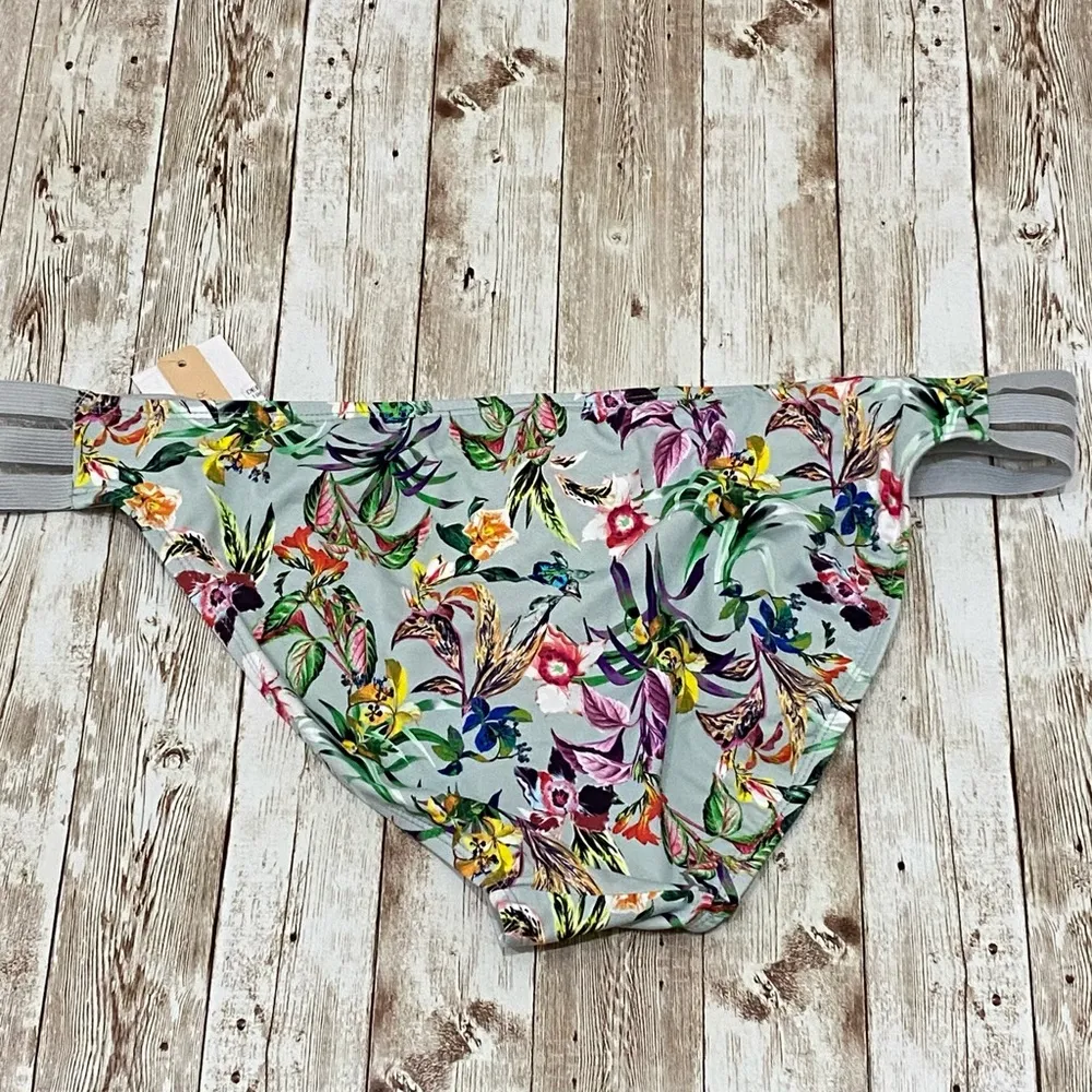 Gibson Latimer Floral Tropical Print 2-pc Swim Set - Image 5