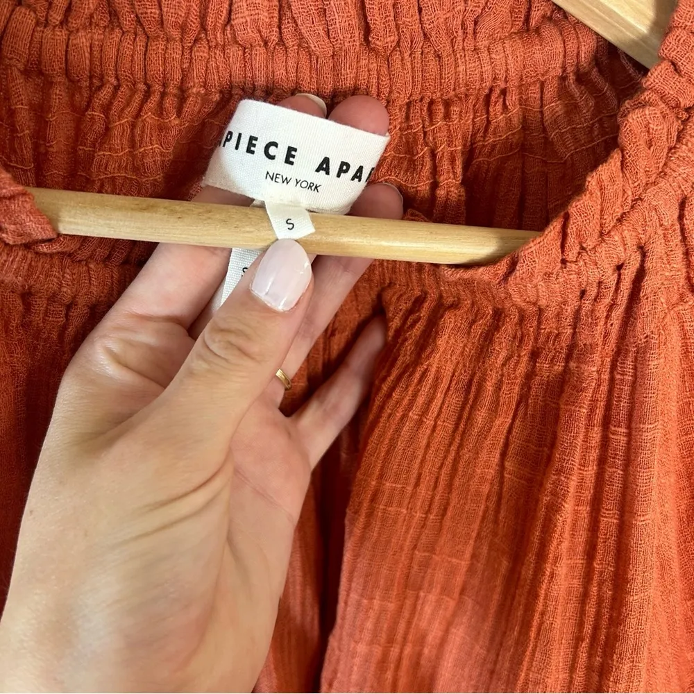 APIECE APART
KASIN ORGANIC TOP Size small rosewood - Image 7