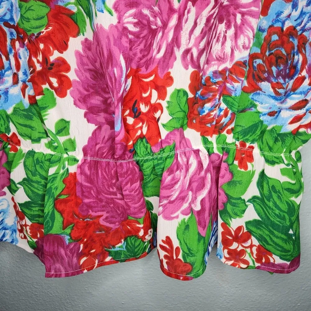 Vintage Victoria's Secret Gold Label Two Piece Pajama Pants Set Floral Sheer - Image 11