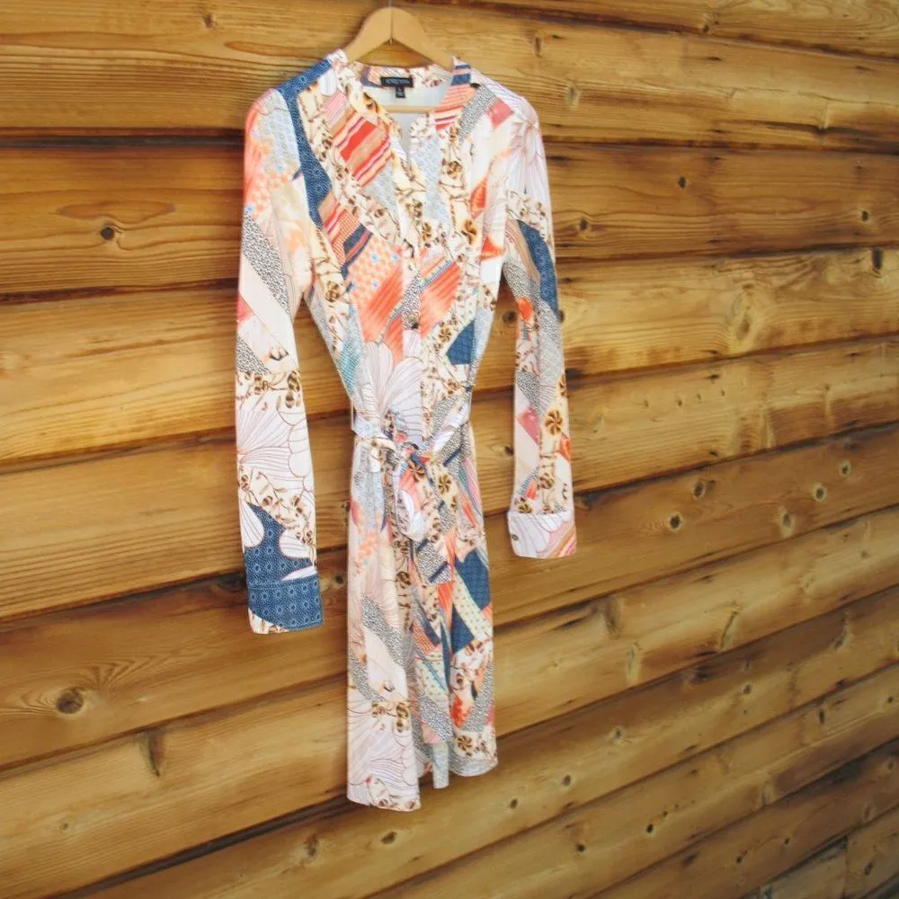 Retro Print Dress  - Image 2