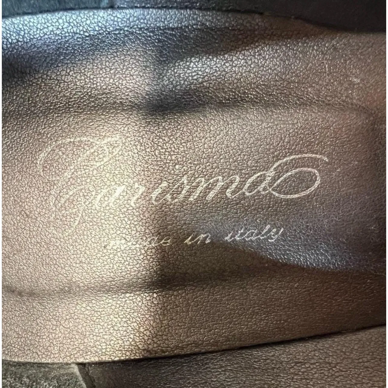 Vintage Charisma Italy Black Leather Heels w/ Real Mink Fur Pom Pom Size 8.5 - Image 7