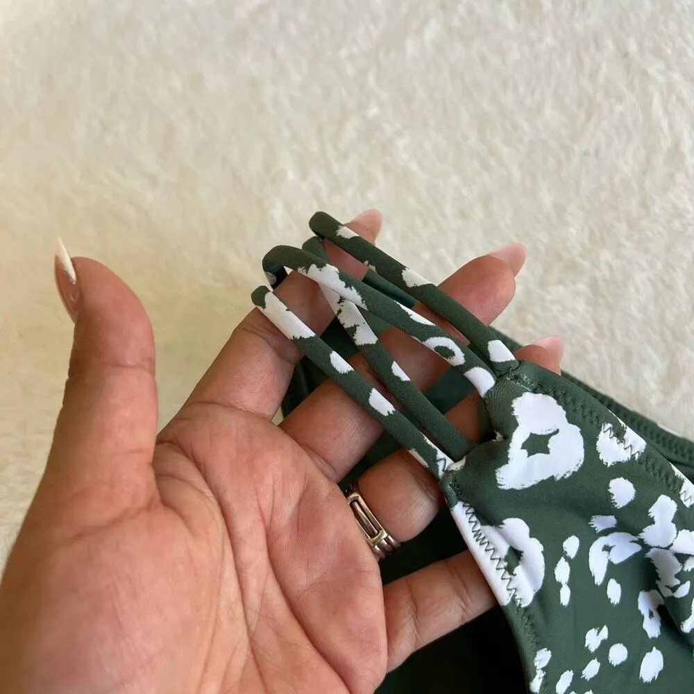 Hobie Olive Green Bikini Bottoms Large NEW - Image 5