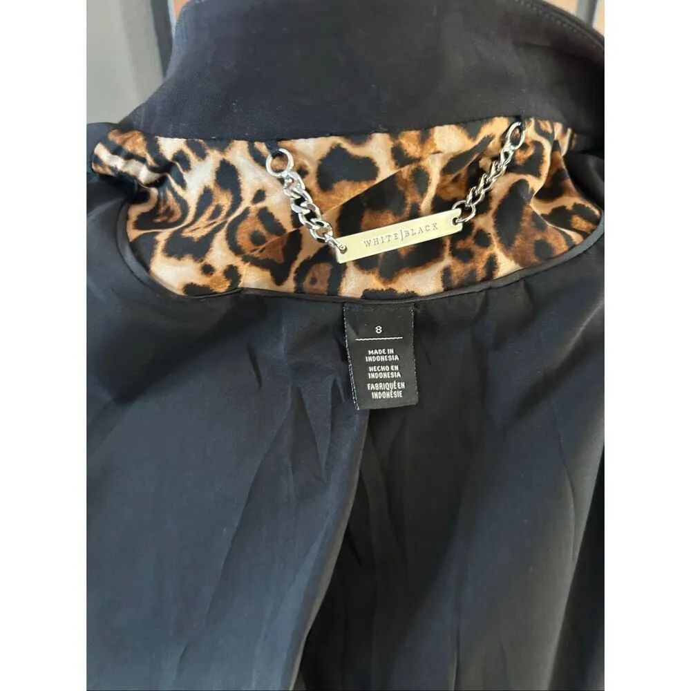 White House black market blazer black work attire sz 8 stylish and form fitting - Image 6