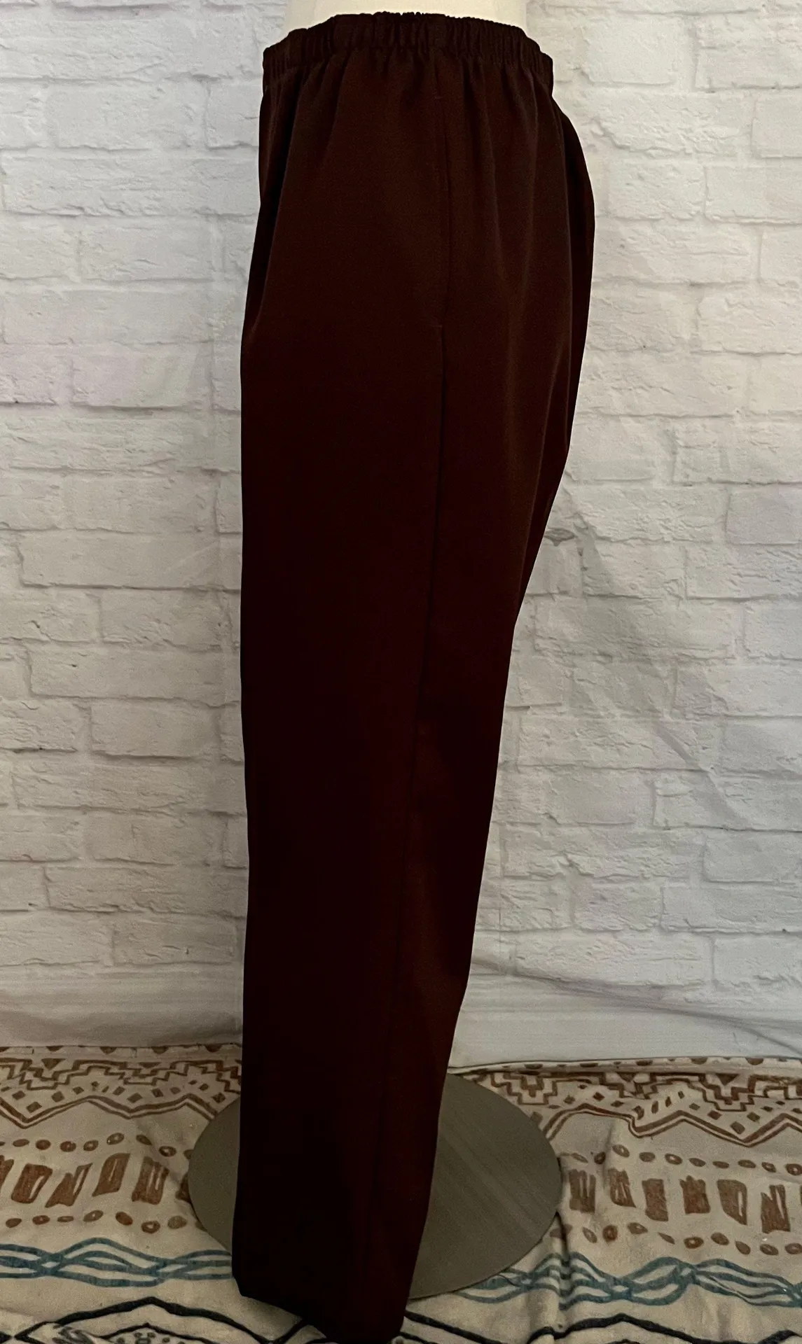 Chocolate Brown Tailored Pants - Image 4