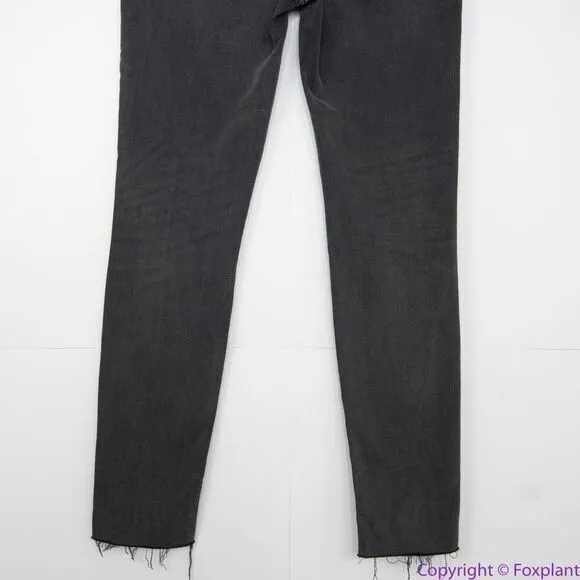 NEW Madewell 9" Mid-Rise Skinny Jeans in Black‎ Sea, 28 - Image 8