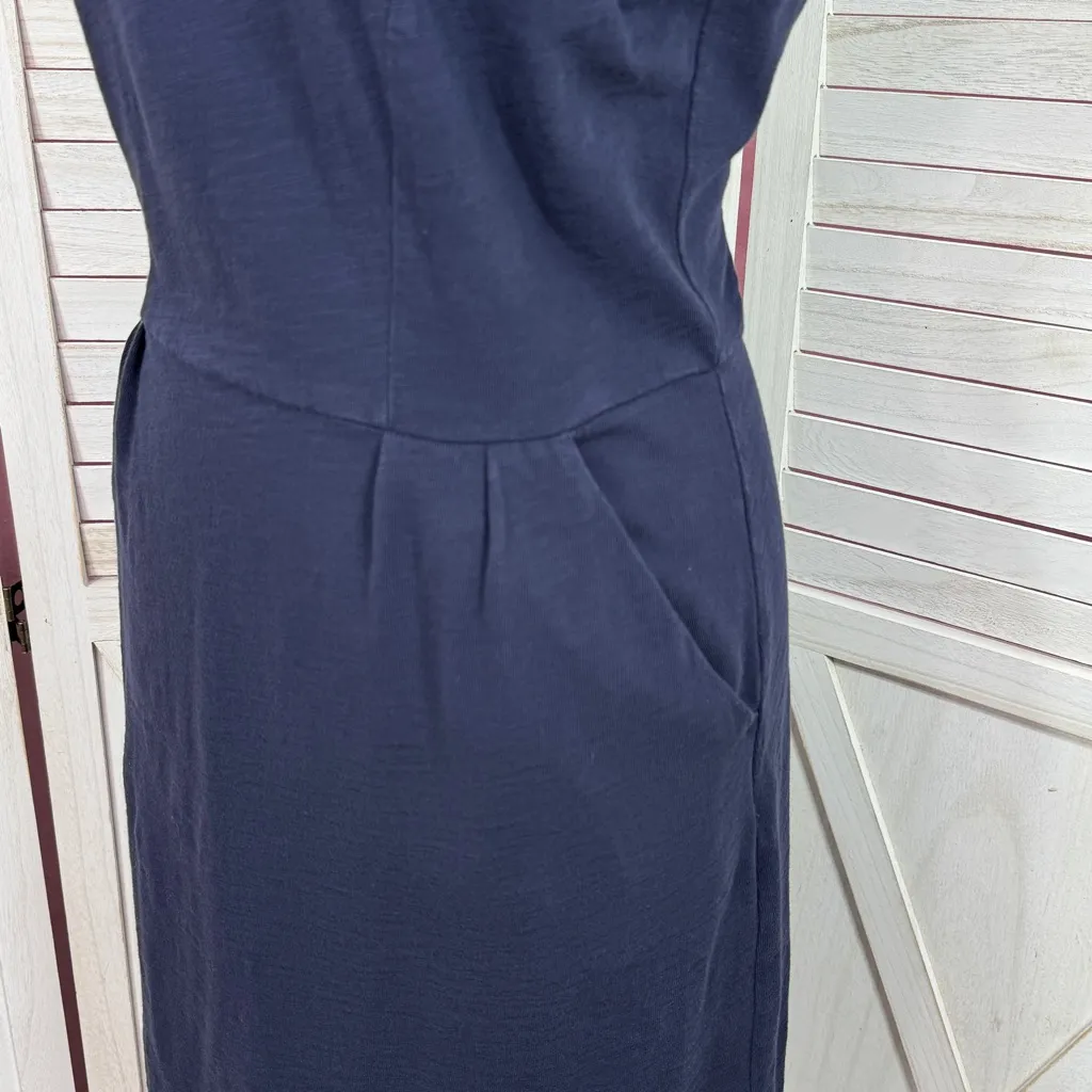 Boden Phoebe Jersey T Shirt Sheath Dress Navy Blue 10 - Image 7
