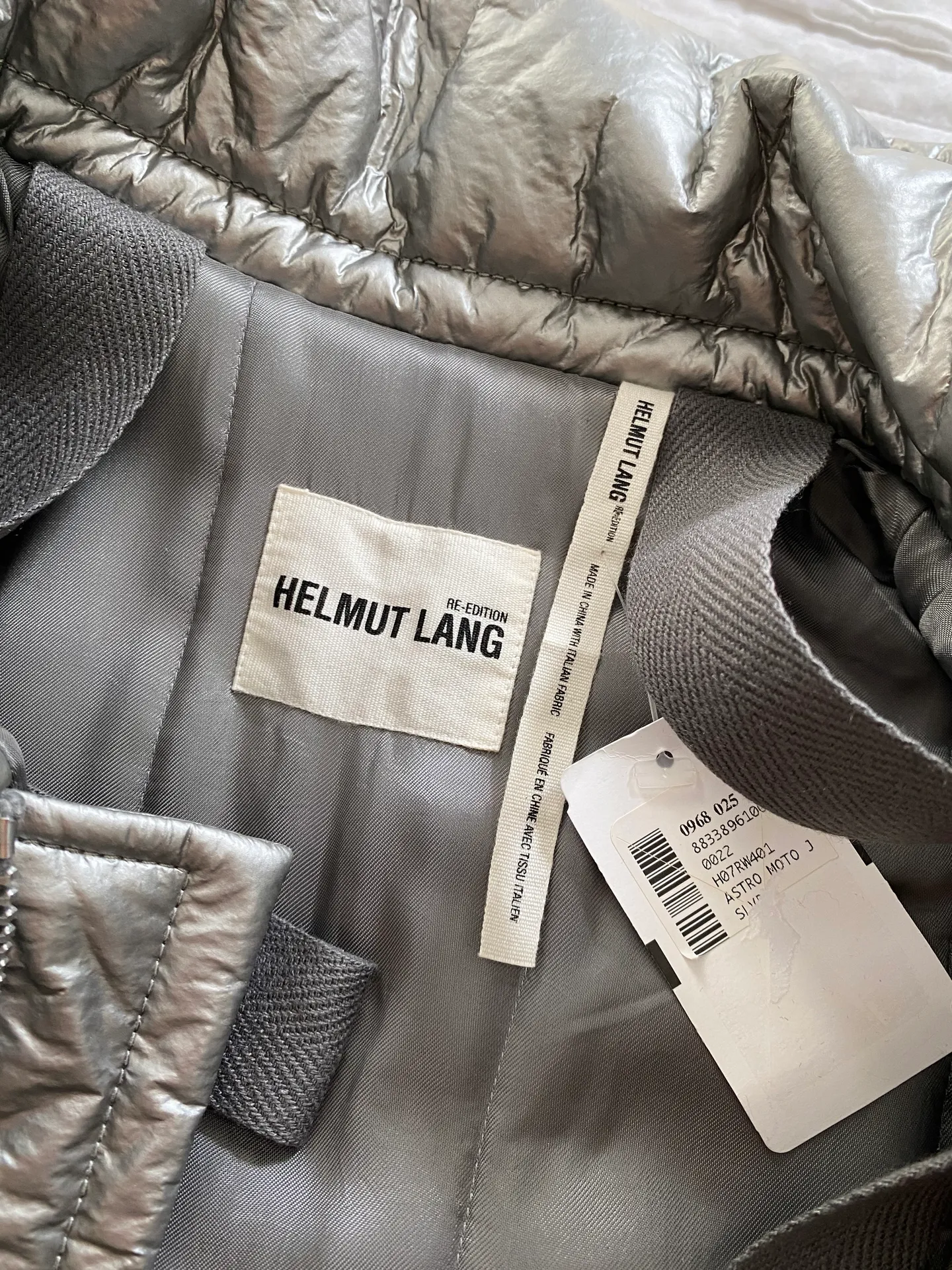 Helmut Lang Silver Jacket  - Image 8