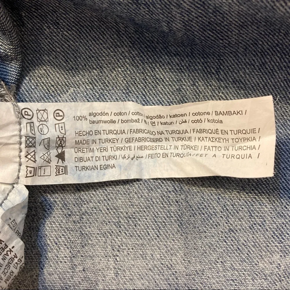 NWT Pull&Bear Denim Dress With Full Sleeves - Image 10